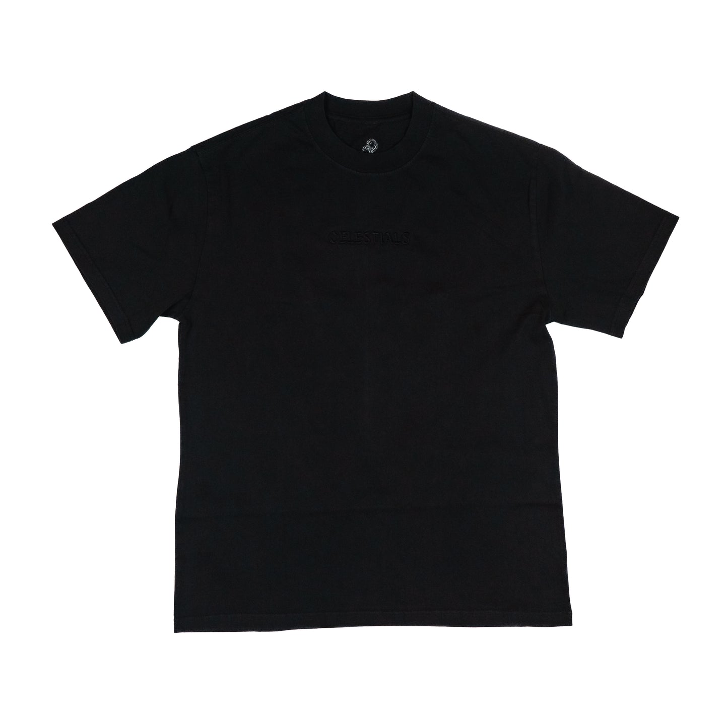 CELESTIALS Embroidered Tee Black