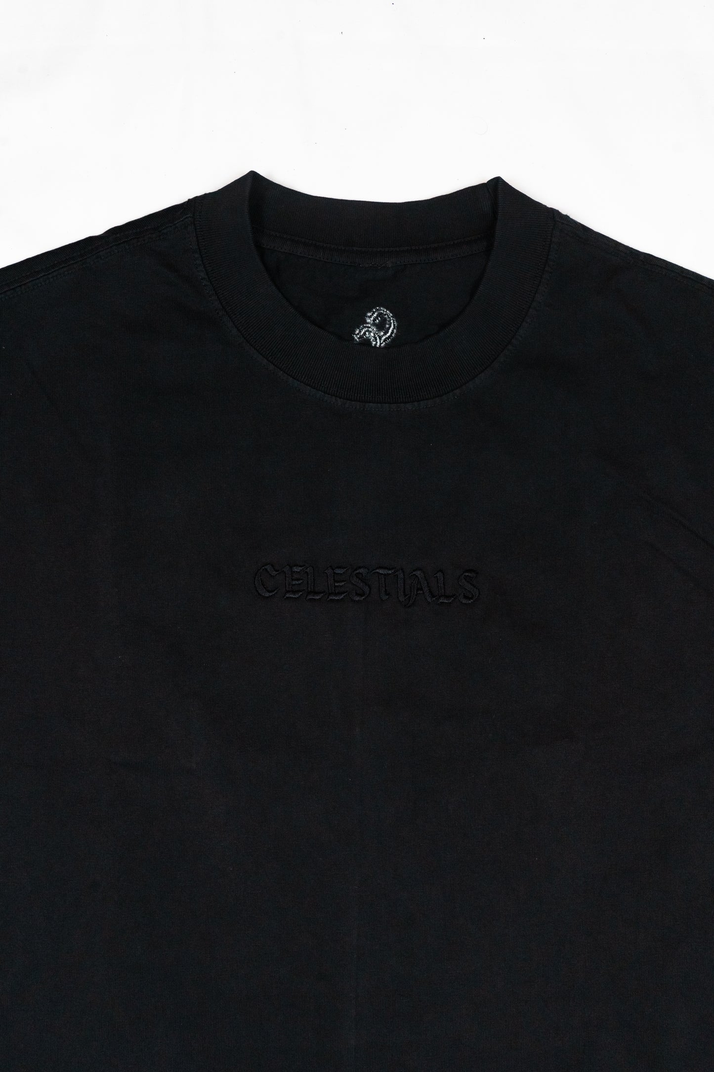 CELESTIALS Embroidered Tee Black