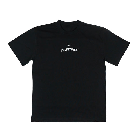 CELESTIALS Black Heavyweight Tee