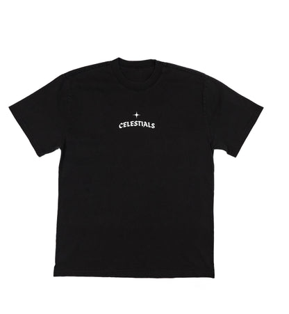 CELESTIALS Faded Black Heavyweight Tee