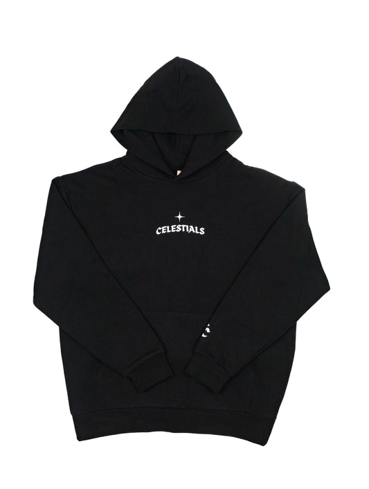 CELESTIALS Black Heavyweight Hoodie