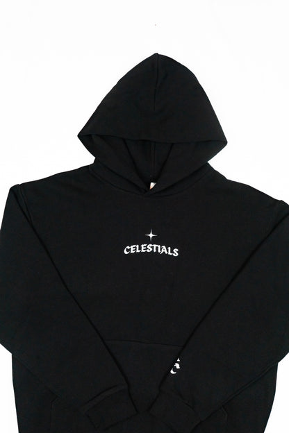 CELESTIALS Black Heavyweight Hoodie