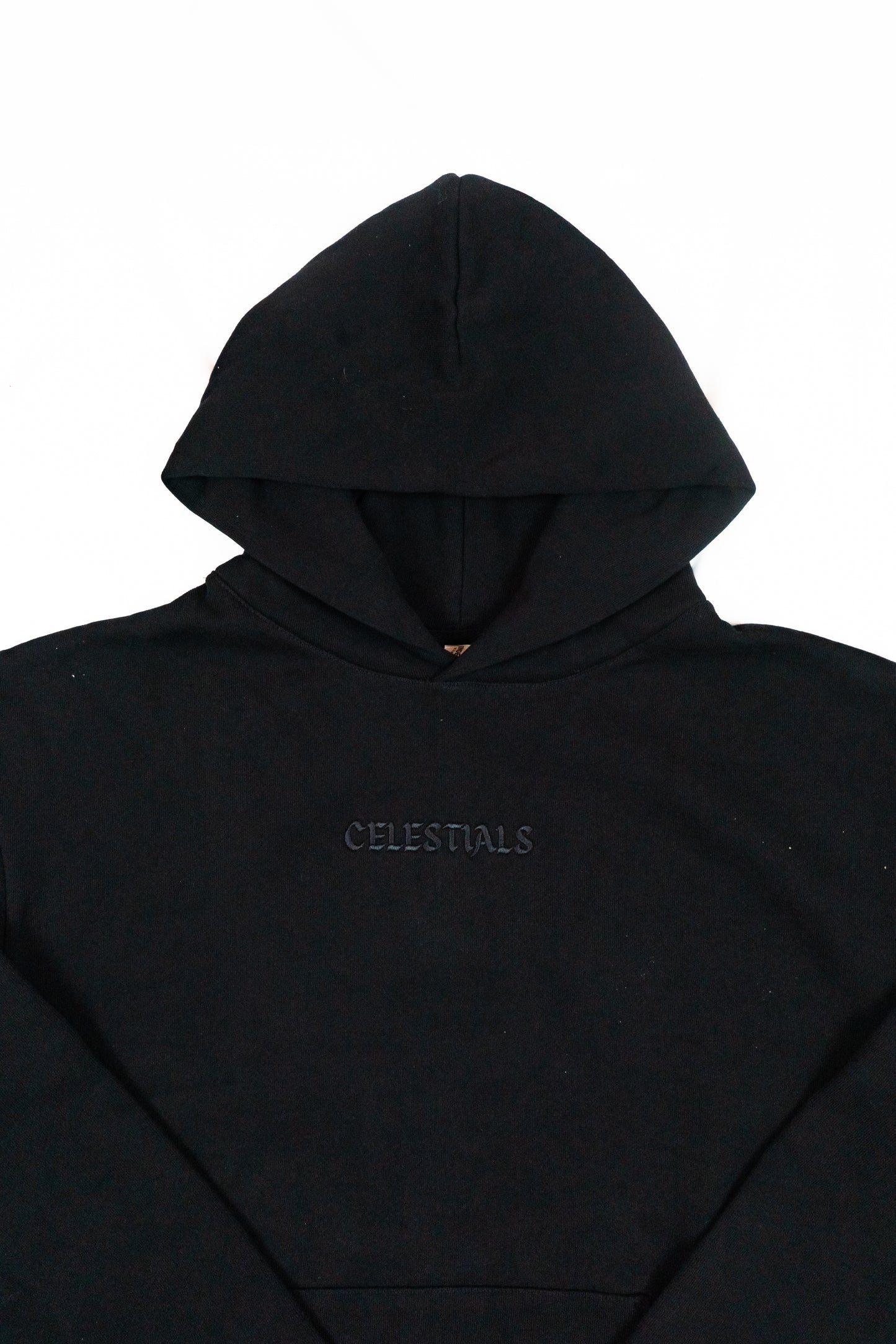 CELESTIALS Embroidered Hoodie Black