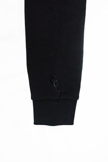 CELESTIALS Embroidered Hoodie Black