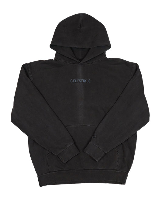 CELESTIALS Embroidered Hoodie Faded Black