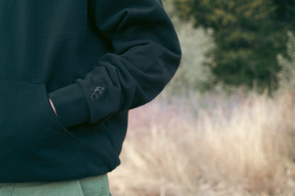 CELESTIALS Embroidered Hoodie Black